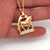 Horse on Crystal Stirrup Necklace