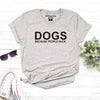 Dogs Because People Suck Cotton tee