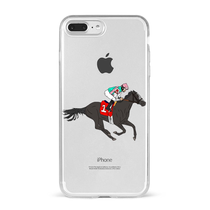Horse Racing iPhone Case