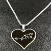 2020 Black Horse & Heart Stainless Steel necklace for Men